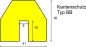 Preview: Kantenschutz -KNUFFI®- aus PU, 41x36 mm Typ BB