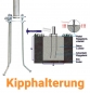 Preview: Kippgelenk für Masten 90 mm bis max. 8 m Länge