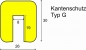 Preview: Kantenschutz -KNUFFI®- aus PU, 30x26mm Typ G