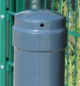 Preview: Stilpoller Ø 102 mm, mit gewölbter Scheibe, herausnehmbar