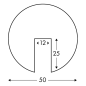 Preview: Kantenschutz -KNUFFI®- aus PU, 50x25mm, Typ B+