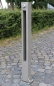 Preview: Stahlpoller -NOBILIS- 80 x 80 mm, herausnehmbar o. umlegbar