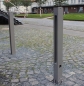 Preview: Stahlpoller -NOBILIS- 80 x 80 mm, herausnehmbar o. umlegbar