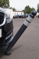 Flexi-Poller mit Kugel elastisch und anfahrbar, Ø 80 mm