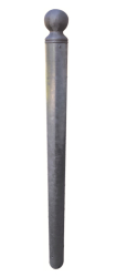 Stilpoller aus Stahl Ø 89 mm, mit Kugel, ortsfest