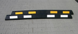 Parkplatzabgrenzung aus Gummi 1800 mm