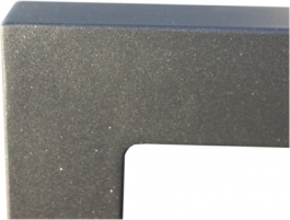 Anlehnbügel -QUADRUS- aus Stahl 60x40 mm
