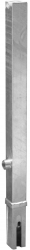 Absperrpfosten -QUADRI- Ø 70 x 70 mm, herausnehmbar Dreikant