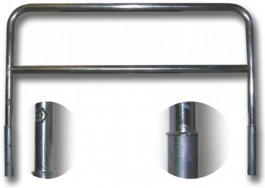 Wegesperre Ø 60 mm, drehbar u. herausnehmbar, Sperrbreite: 1000 mm