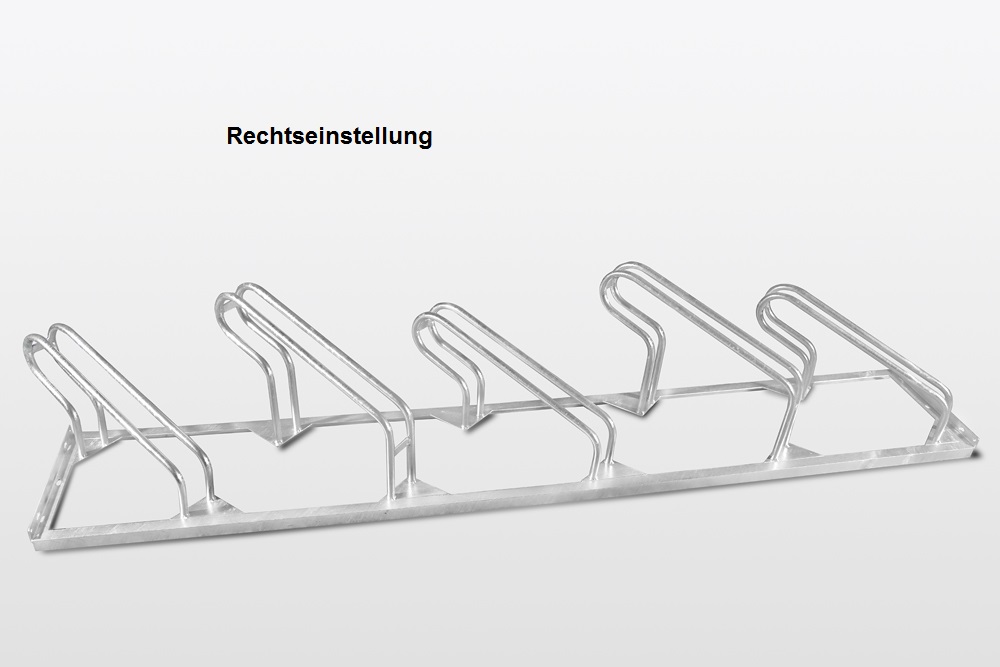 Fahrradstnder -NILOS-, Radabstand 350 mm, 5 - 6 Pltze