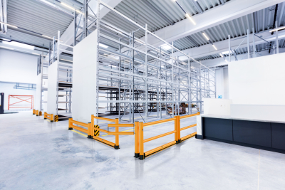 Rack-Mammut® Bodenbarriere