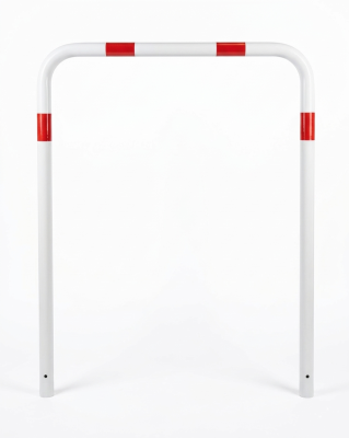 Absperrbügel/Anlehnbügel aus Stahl Ø 48 mm, zum Einbetonieren, ohne Querholm, Höhe: 1200 mm