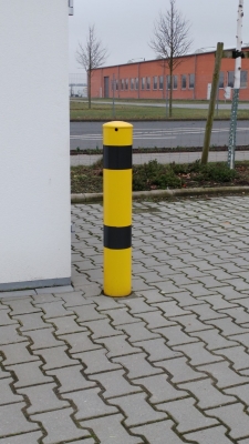 Rammschutzpoller BUMPER Ø 273 mm, zum Einbetonieren, Länge: 1,5 m