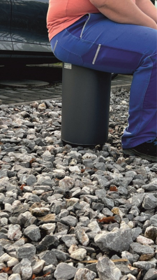 Stahlpoller -SEDEO- aus Stahl Ø 229 mm, zum Einbetonieren