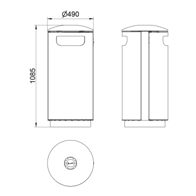 Abfallbehälter Phönix