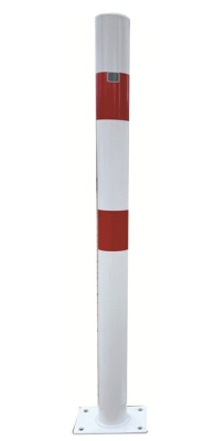 Rammschutzpoller 76 mm weiss