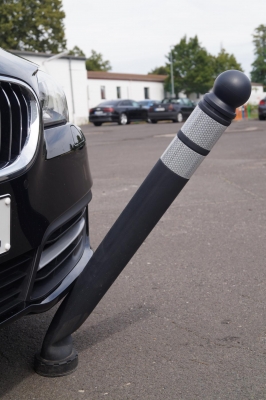 Flexi-Poller mit Kugel elastisch und anfahrbar, Ø 80 mm