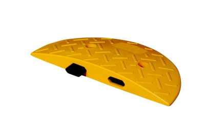 Temposchwellen-Set 30 km/h, 2,4 bis 6,9 m gelb/schwarz aus PP, 4 cm hoch