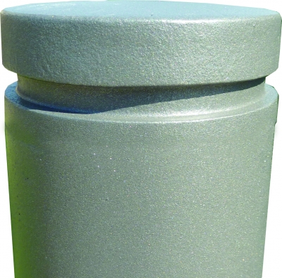 Stilpoller Ø 102 mm, mit Alukopf + Ziernut, herausnehmbar