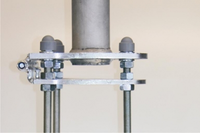 Kippgelenk für Masten 90 mm bis max. 8 m Länge