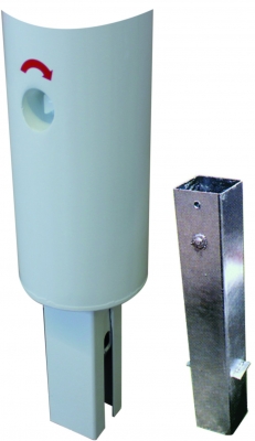 Rammschutzpoller BUMPER Ø 152 mm, herausnehmbar