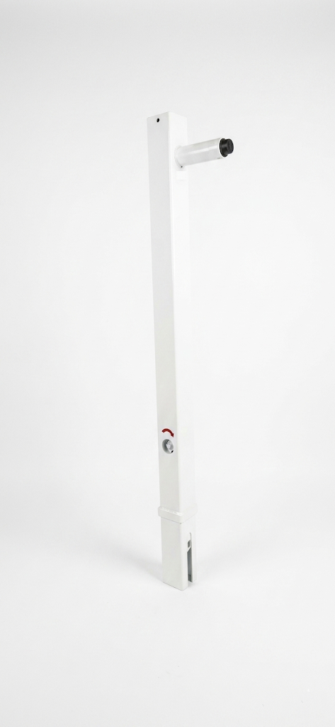 Türstopperpfosten CONSISTO aus Stahl I herausnehmbar 80x80 mm