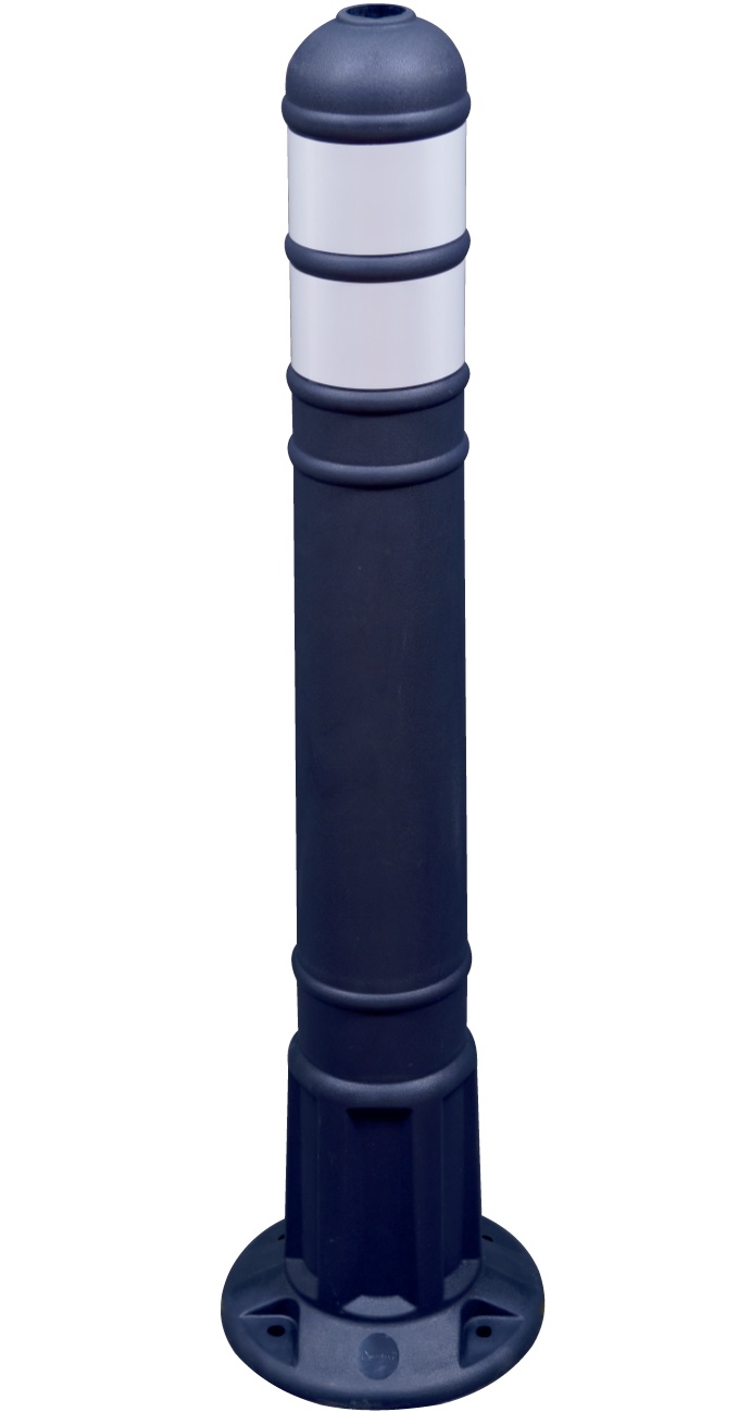 Poller Ø 95 mm, anthrazit aus Kunststoff zum Aufdübeln, 800 mm