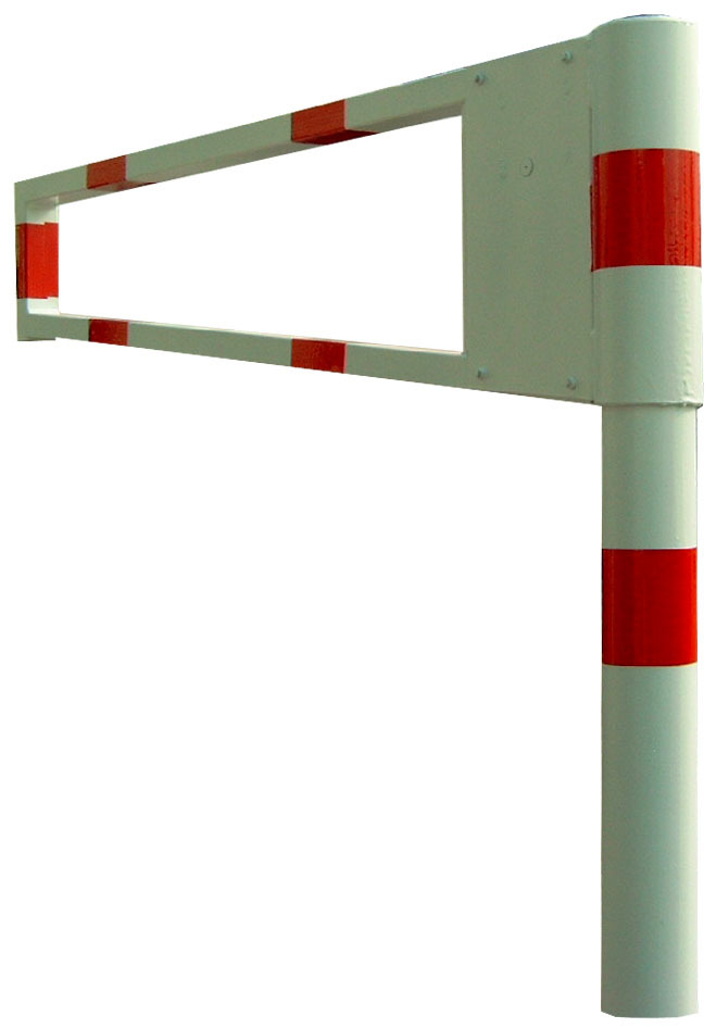 Gatterschranke, schwere Ausführung, drehbar, mit Dreikant, Breite: 1,0 - 3,0 m