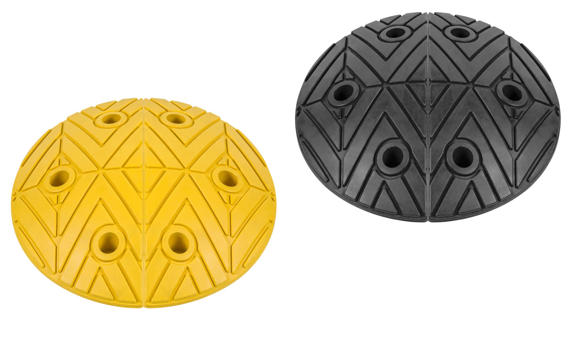 Tempo Stop Teller Ø 400 mm, 5 cm hoch, aus vulkanisiertem Gummi