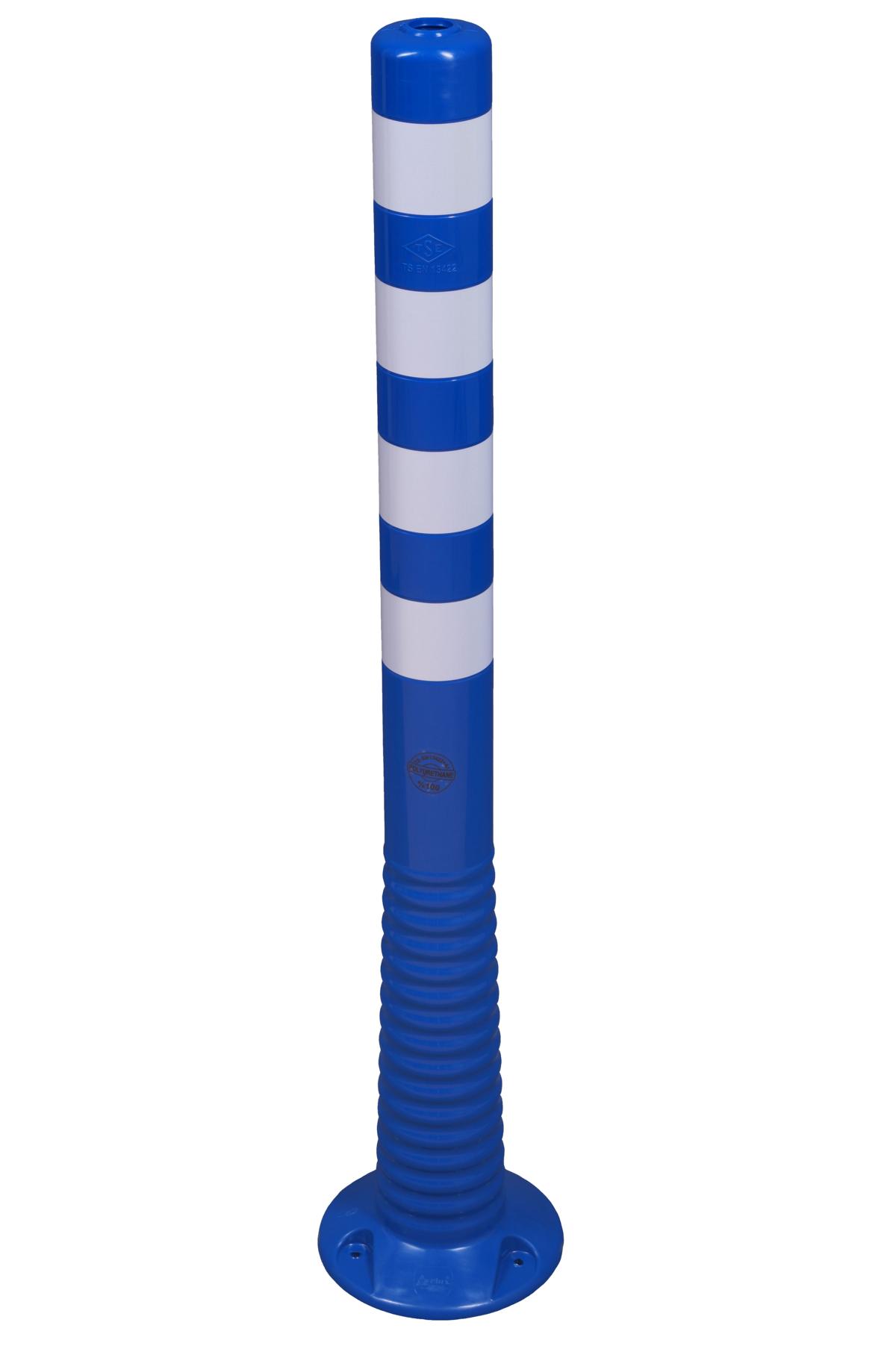 Flexibler Absperrpfosten "Flexipfosten ECO" Ø 80 mm, blau, überfahrbar