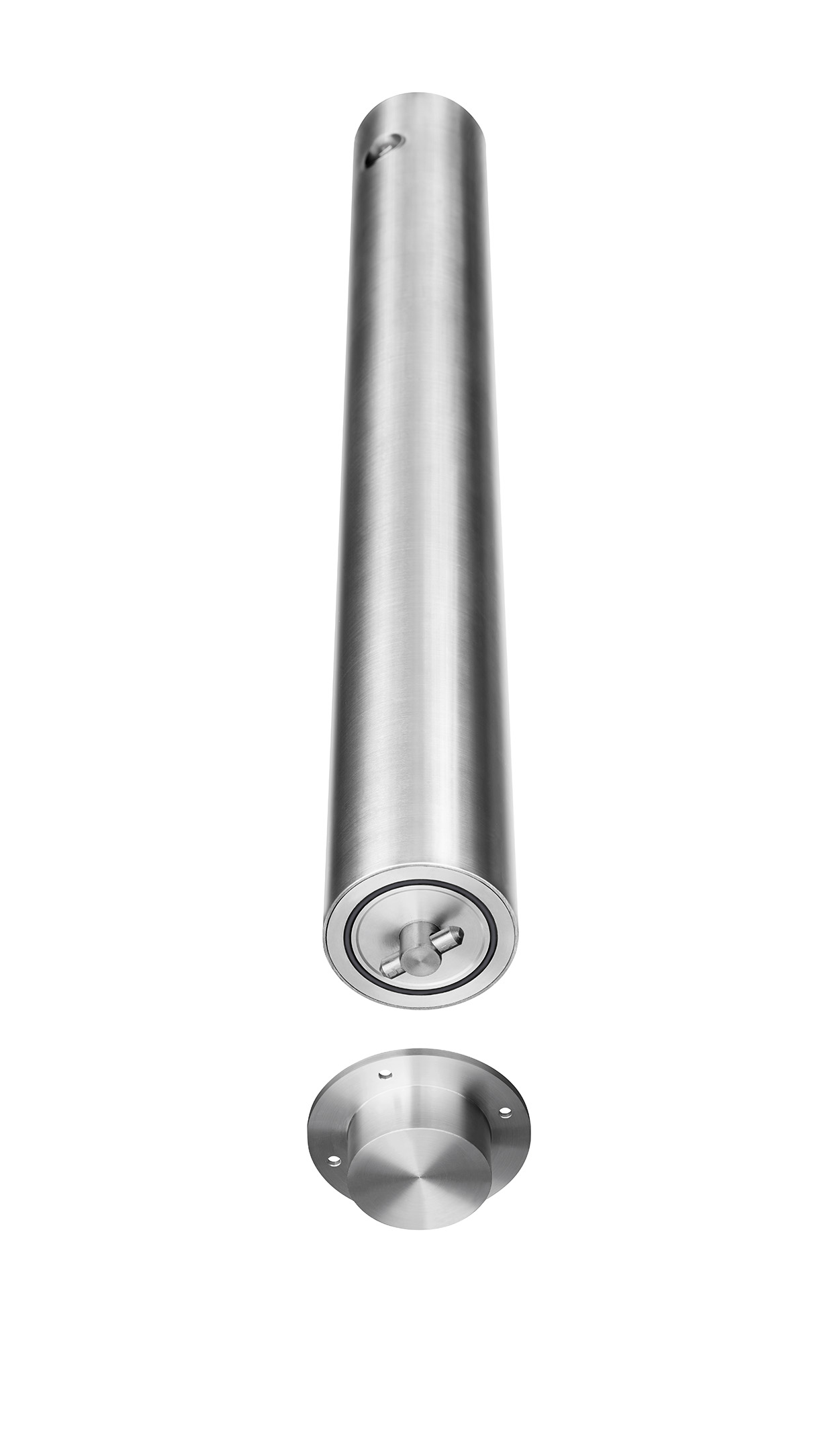 Sperrpfosten EASY TWIST Ø 76 mm aus Edelstahl, herausnehmbar