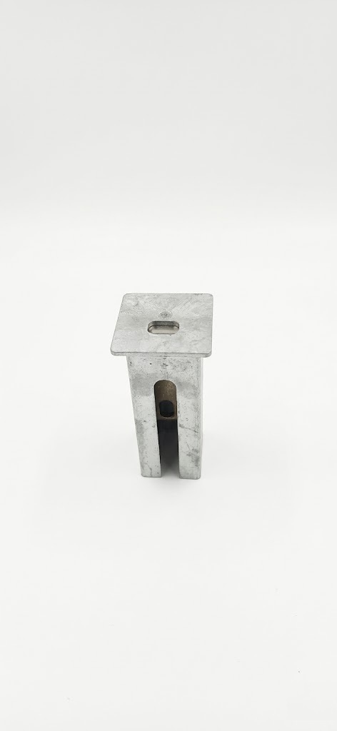 Abdeckkappe für Bodenhülsen 80 x 80 mm, selbstverriegelnd