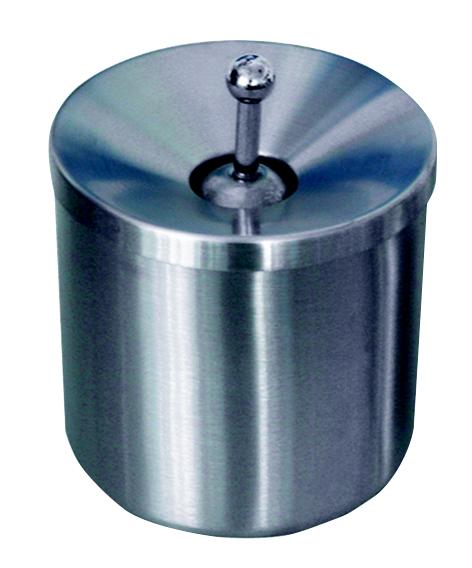Standascher RONDO SMOKE, Volumen 0,4 Liter aus Edelstahl