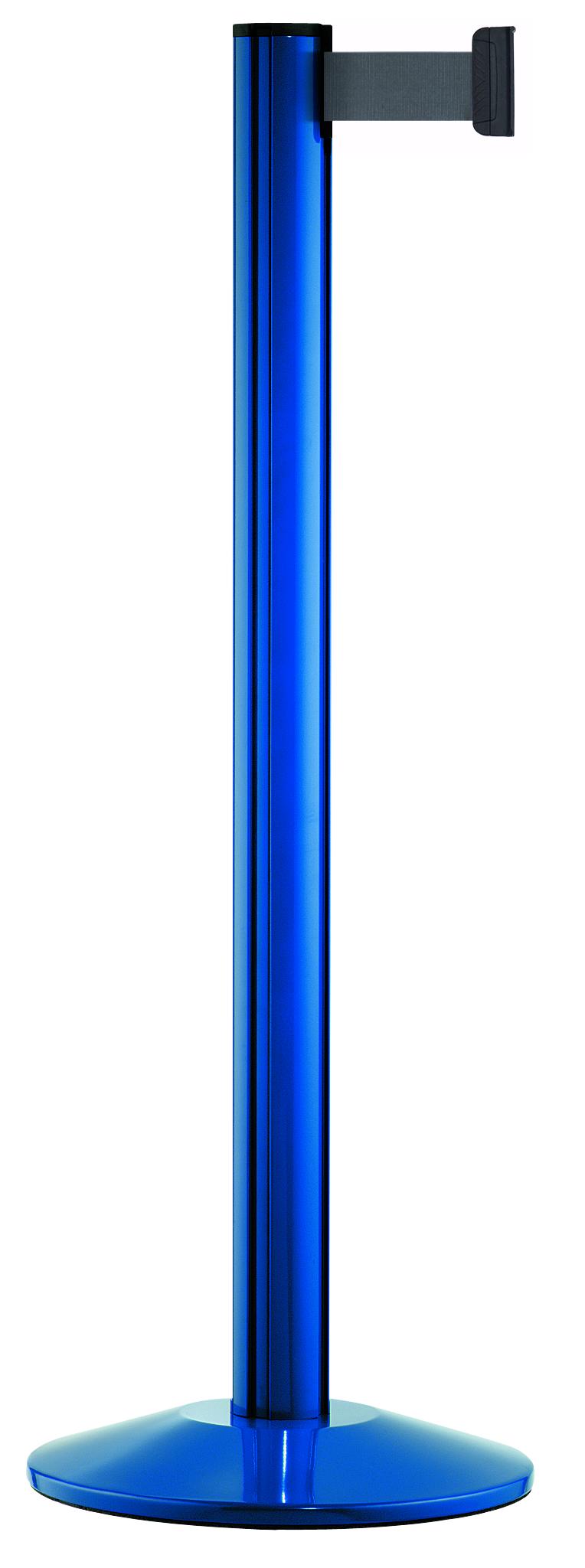Gurtpfosten -BELTRAC EXTEND-, aus Aluminium, Gurtlänge 3,7 m, Gurthöhe: 5 cm