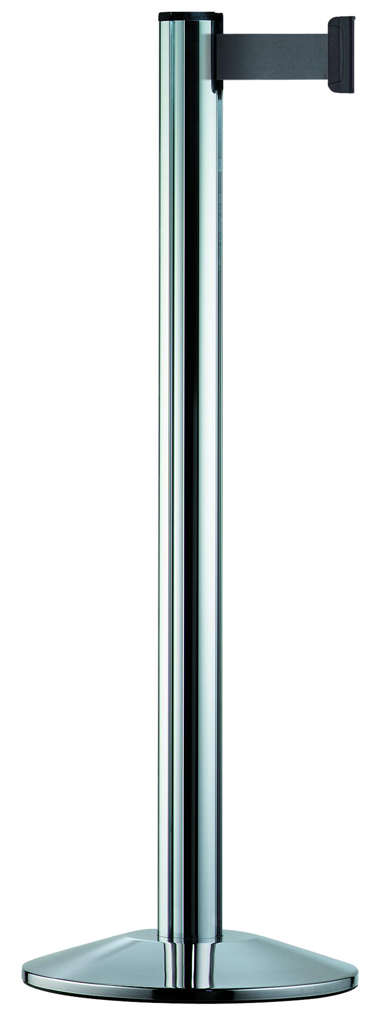 Gurtpfosten -BELTRAC EXTEND-, aus Aluminium, Gurtlänge 3,0 m, Gurthöhe: 10 cm
