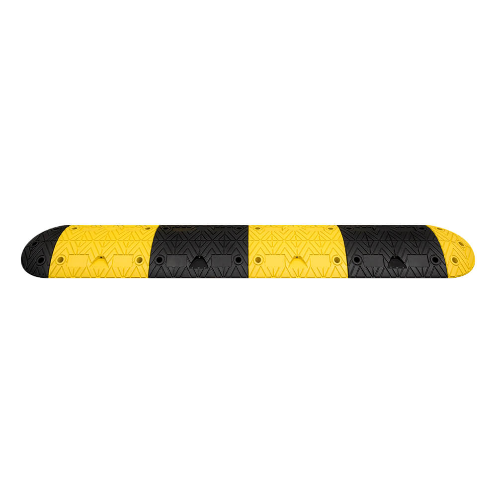 Bodenschwellen-Set 5-10 km/h, 2,4 bis 7,4 m gelb/schwarz, 7,5 cm hoch