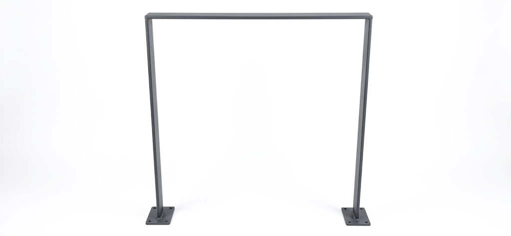 Fahrrad Stahlbügel PLANUS 50x12 mm zum Abgrenzen und Anlehnen