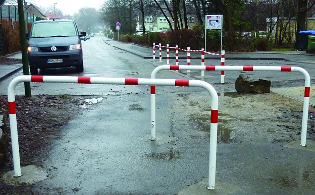 Wegesperre Ø 60 mm, drehbar, 2000 mm