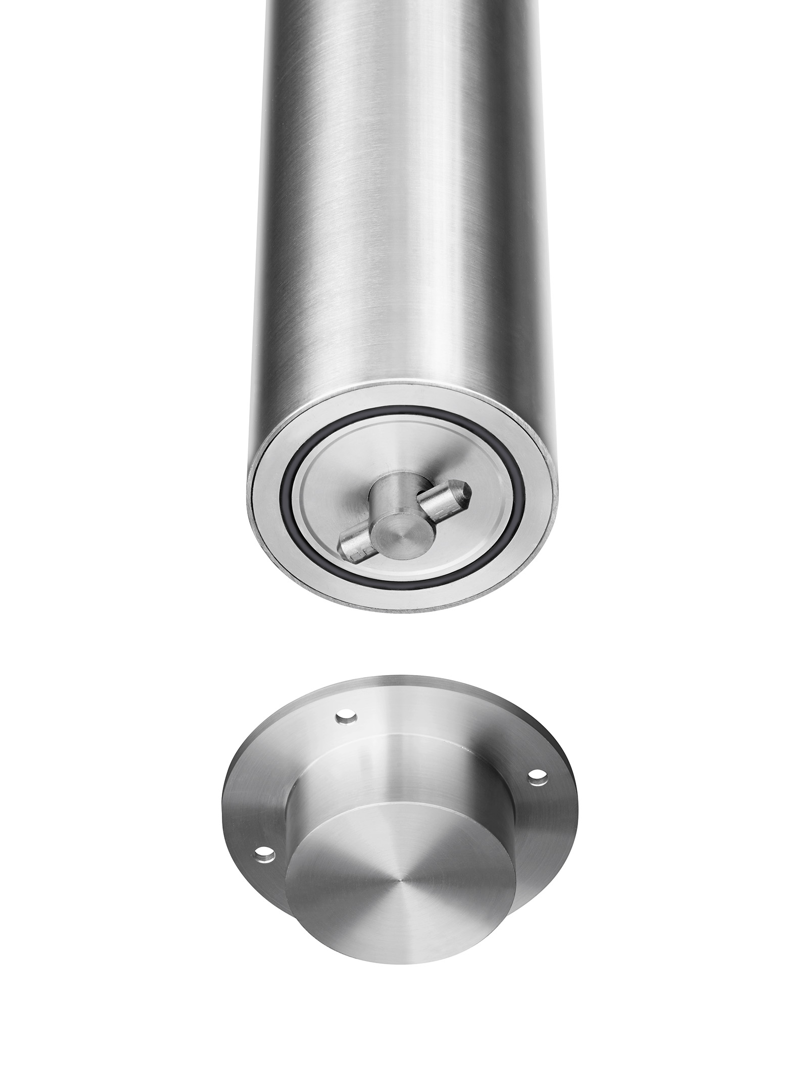 Sperrpfosten EASY TWIST Ø 76 mm aus Edelstahl, herausnehmbar