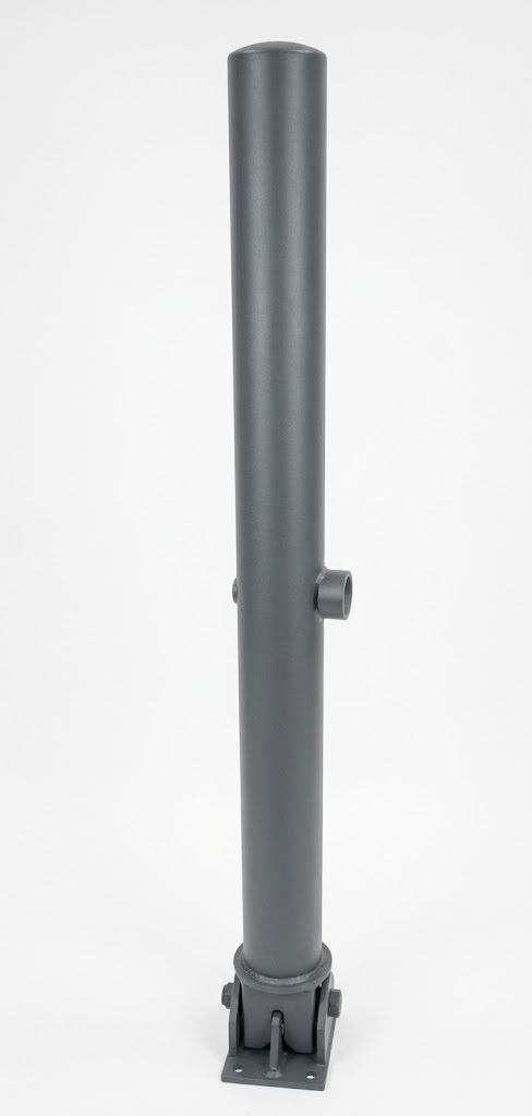 Stilpoller aus Stahl Ø 76 mm, umlegbar mit Dreikant 