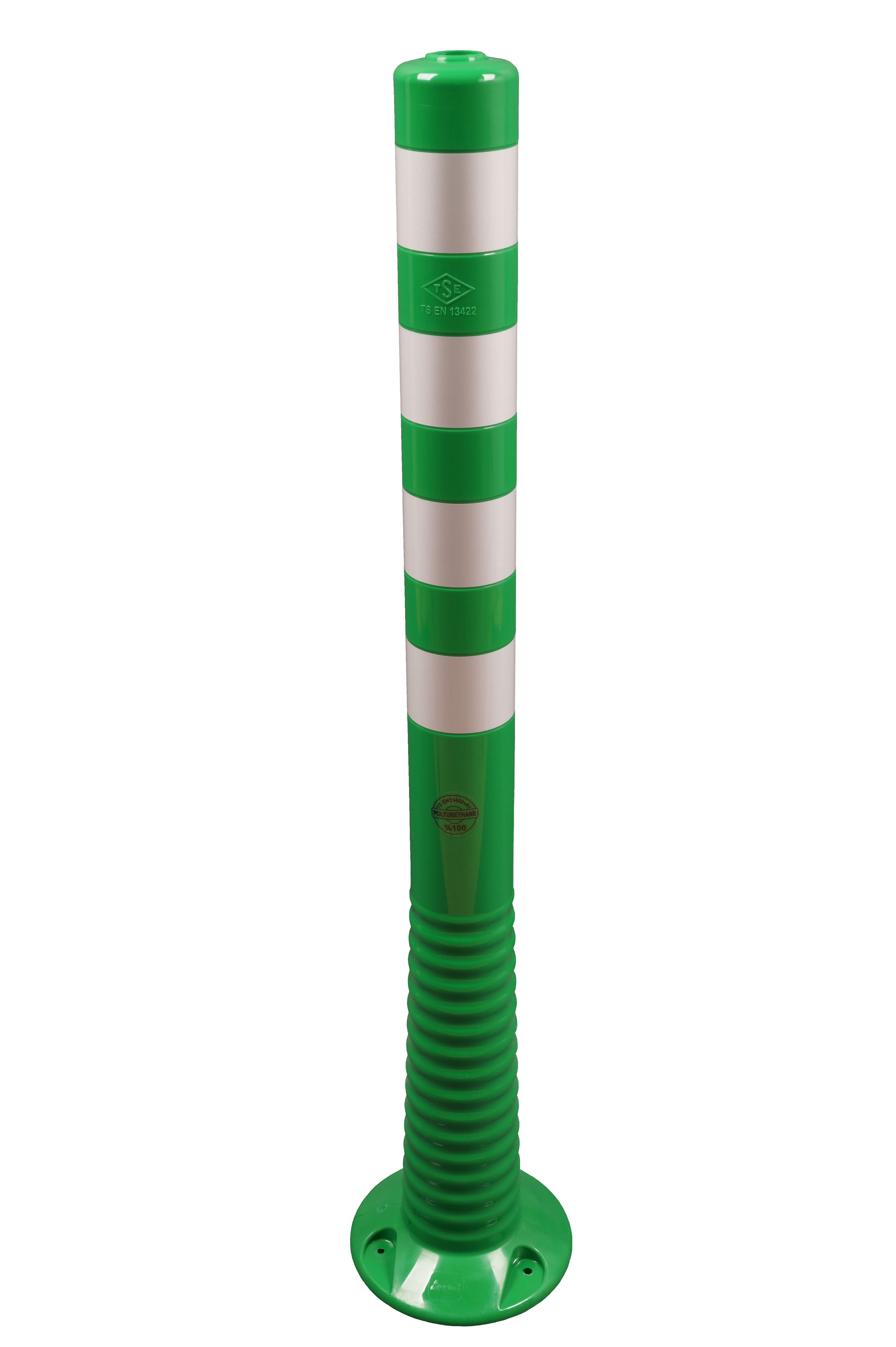 Flexibler Absperrpfosten "Flexipfosten ECO" Ø 80 mm, grün, überfahrbar
