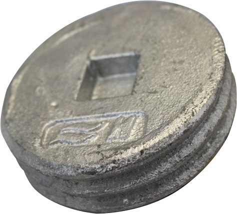 Verschlußkappe für Gußbodenhülsen Ø 60 mm 