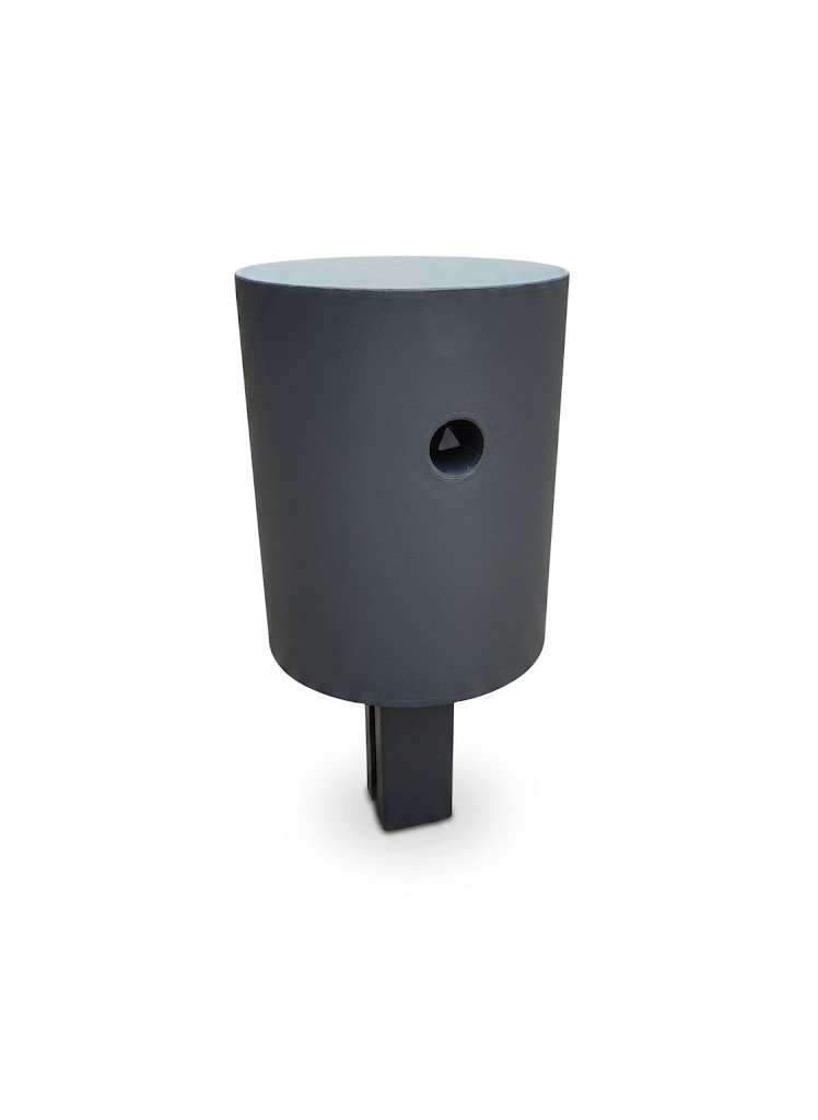 Stahlpoller -SEDEO- aus Stahl Ø 229 mm, herausnehmbar
