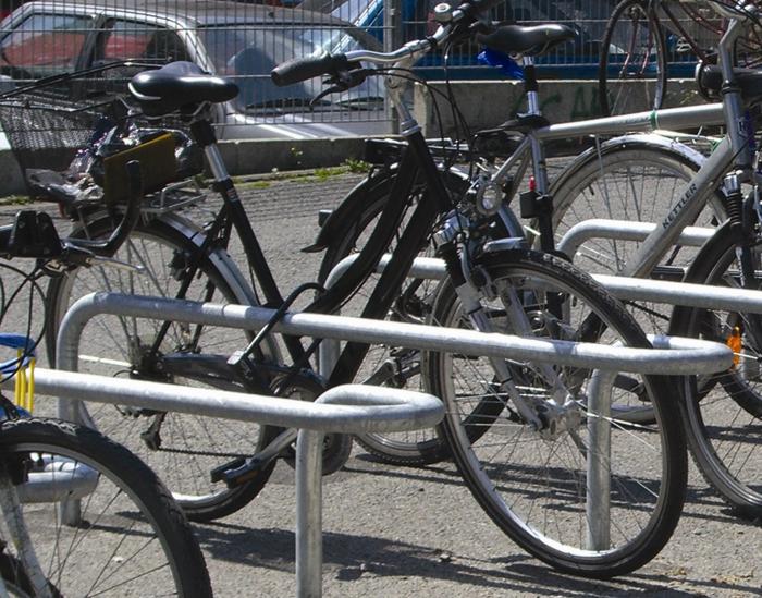 Fahrradständer -RHEIN- Ø 48 mm, ortsfest