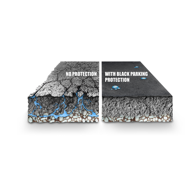 Ampere Asphaltversiegelung - Black Parking® 25 kg