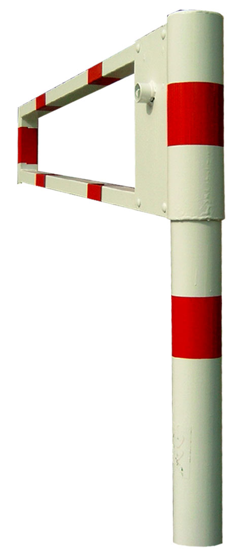 Gatterschranke, schwere Ausführung, drehbar, mit Dreikant, Breite: 1,0 - 3,0 m