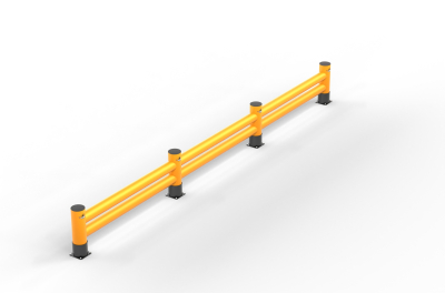 Rack-Mammut® Rammschutzbarriere Doppelplanke