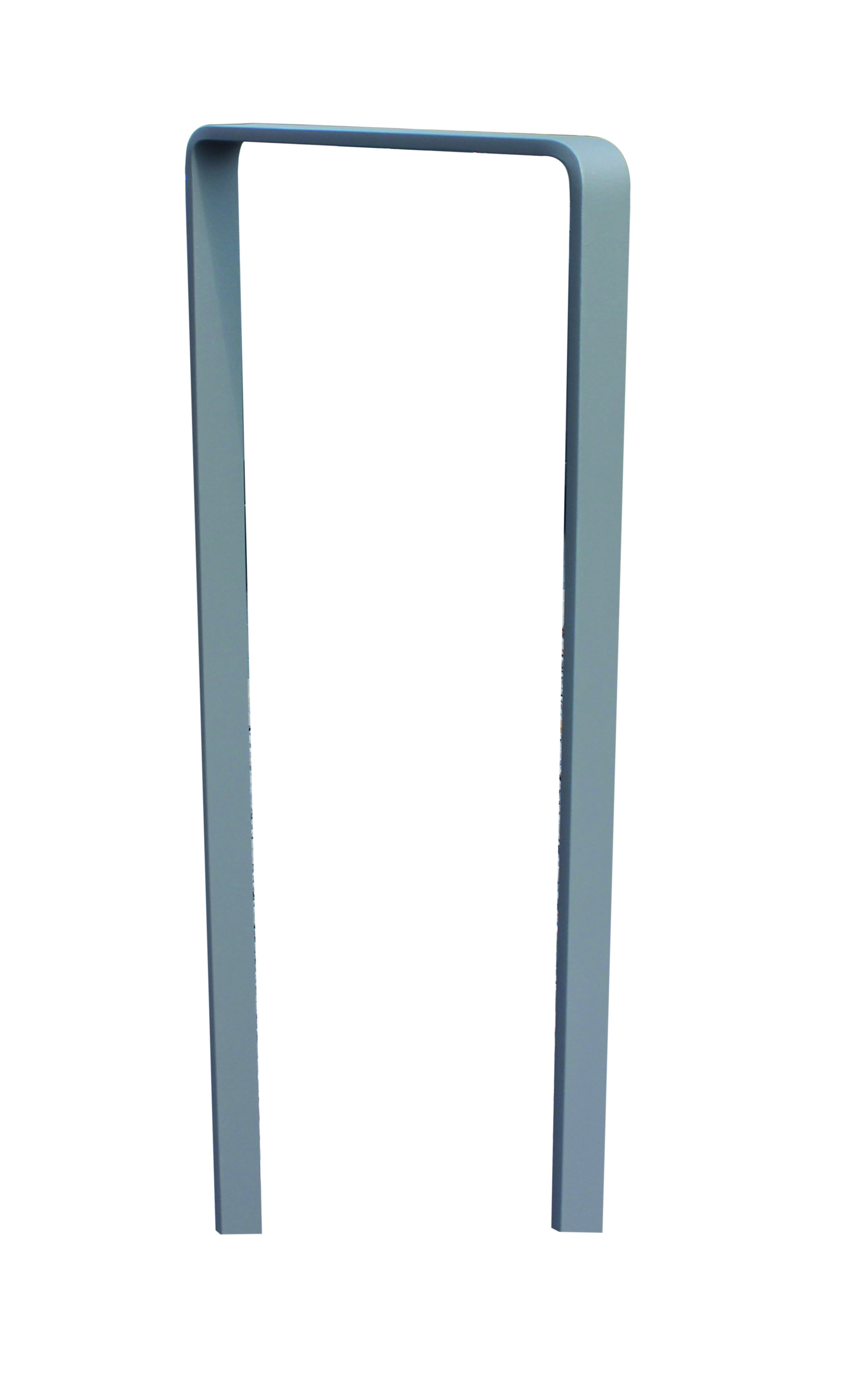 Anlehnbügel -Planus- aus Flachstahl 50x12 mm, Ecken gebogen