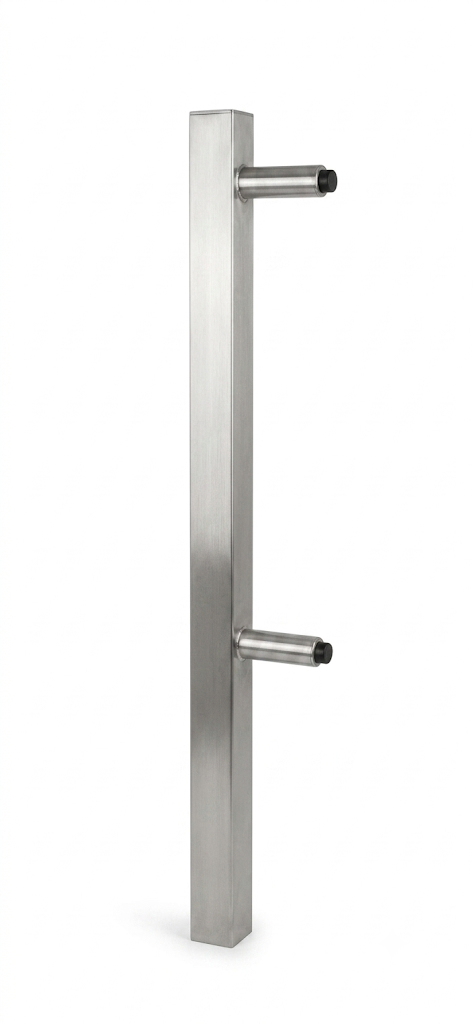 Stand-Türstopper CONSISTO aus Edelstahl 70x70 mm