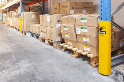 Regalanfahrschutz RACK-MAMMUT M , für Stützenbreite 90 bis 110 mm, Länge: 600 mm